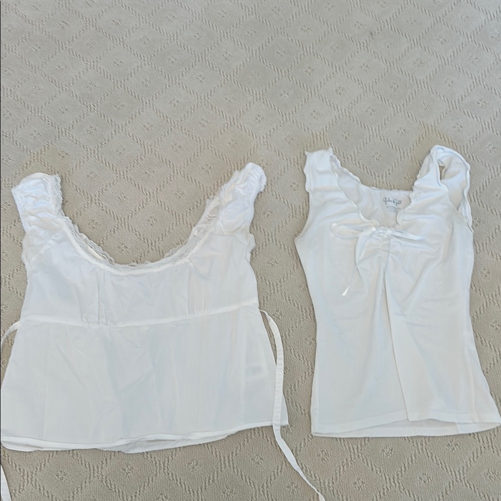 Brandy Melville Two Pack white tops